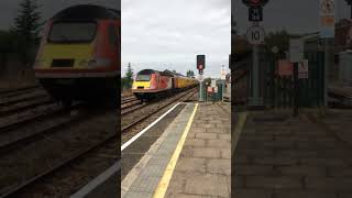 Network Rail Measurement HST arriving at Hereford! #train #shorts #class43 #networkrail