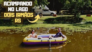 ACAMPANDO na beira do LAGO | DOIS IRMÃOS | Coisas para fazer perto de Porto Alegre