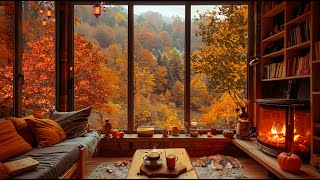 Tranquil Autumn Setting - Soothing Piano Melodies and Natural Ambience for Chill Time and Reading