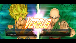 Dragon Ball Z - Budokai Tenkaichi 3i (1999) PS3 - Goku Super Saiyan VS Tien