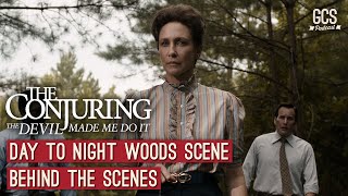 Day to Night Transition in Woods BEHIND THE SCENES - THE CONJURING 3 (Show Short)