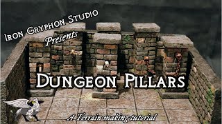 Dungeon Stone Pillars (modular dungeon foam crafting)