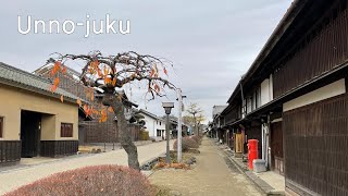 Прогулка по историческому почтовому городу Унно-дзюку (海野宿)