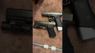 Glock 22 gen 4 vs glock 20 gen 5#shorts