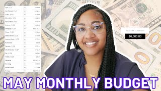 MAY 2023 MONTHLY BUDGET WITH ME