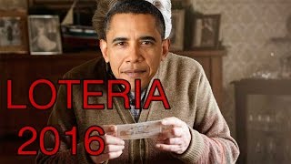 Anuncio Lotería de Navidad ( 2016 ) Señora se entera de que Obama ganó las elecciones.