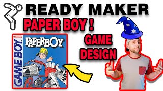 #5 - HOW TO MAKE THE PAPER BOY VIDEO GAME IN READY MAKER