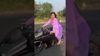 Girls bike lovers 🥰 status || girls bike ride on boys reaction 😂 Princi Sanju 99 ktm lovers 🥰 video