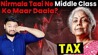 INDIA BARBAAD? Stock Market Investors in India Are Sad After 2024 Financial Budget? Increased TAX