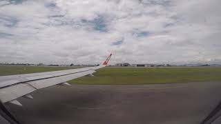 TAKEOFF | AirAsia Airbus A320 AK5419 Kuching Int'l KCH to Johor Bahru Senai (Sultan Ismail) JHB