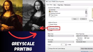 How to print a document in gray scale in MS word | Print in black and white | Monochrome printing