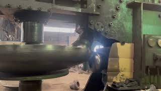 M144 Disk End Making From Star Trailer Cement Tanker Supplier Workshop #truck #semitrailer