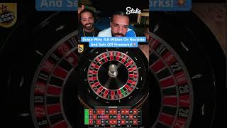 Drake Wins 4.8 Million On Roulette And Sets Off Fireworks! #drake #roulette #casino #fireworks