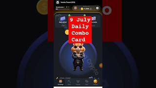 how to unlock 9 July daily combo card hamster Kombat | hamster Kombat daily combo cards