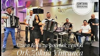 Orkestar Zokija Vincanca uvodni deo za pocetak veselja(res.Fontana Obrenovac)