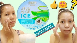 JEJU ALOE ICE FROM FRESH SKINLAB | FIRST IMPRESSION + REVIEW | Mari Caringal