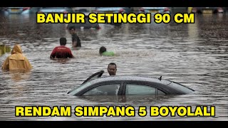 Banjir Setinggi 90cm Rendam Kota Boyolali