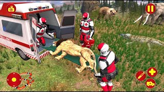 Ambulance Driving Simulator - Doctor Robot Animals Rescue Games 2019 - Best Android GamePlay #2