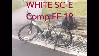 E-Bike «White SC-E Comp FF-19» - 2019-model sold in Norway - a few impressions