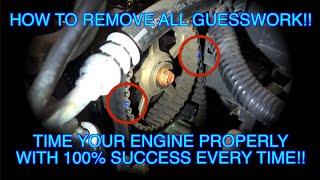 How to Replace a 2001 2005 Honda Civic Timing Belt WITHOUT STRESSFUL GUESSWORK!!