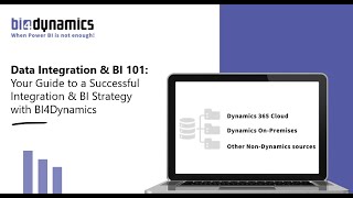 Data Integration & BI 101: Your Guide to a Successful Integration & BI Strategy with BI4Dynamics