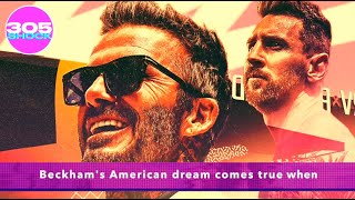 Beckham's American dream comes true!!! by @305shock