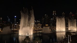 The Dubai Fountain - Ain't No Mountain High Enough (Extreme Shooters) 16-10-2024