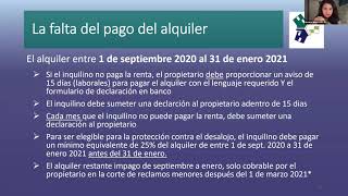 Ley de Alivio Para Inquilinos y Propietarios Pequeños Relacionada con COVID-19 del 2020 (AB 3088)