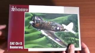 CAC CA-13 Boomerang scale model by Special Hobby