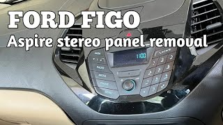 Ford figo aspire stereo panel Removal #fordaspire #jinoaugustin #vandipranthan #modification #figo