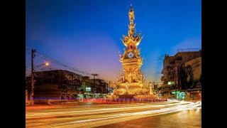 Ride  through  down town  Chiang Rai