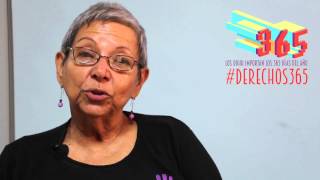 Campaña #derechos365 - Gladys Lanza, Coordinadora Nacional Moviemiento Visitación Padilla