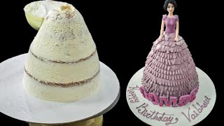 Doll cake | How To Make Doll Cake | Doll Cake Tutorial | Barbie Doll cake