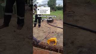 Borehole equipping in Nanyuki. #kenyansinamerica #nanyuki #laikipia