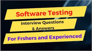 Software Testing Interview Questions & Answers |QA Interview Questions | Manual & Automation Testing