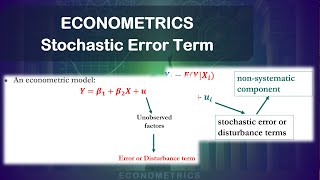 Significance of the Stochastic Error Term in Regression