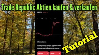 Trade Republic Aktien kaufen und verkaufen Tutorial