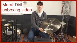 unboxing Murat Diril Cymbals [ITA]