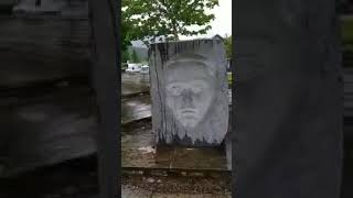 Moving face sculpture- Amazing...