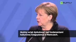 Merkel o zaatakowanych kobietach w Kolonii