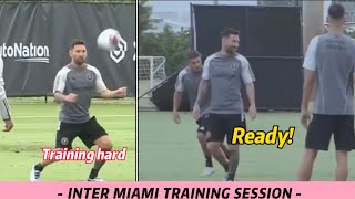 Lionel Messi and teammates training session for the Leagues Cup Final | Inter Miami vs Nashville SC