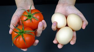 Superschnelle chinesische Suppe in 10 Minuten! Rezept für Eier  und Tomatensuppe