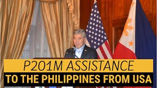 United States to provide additional P201M to the Philippines's Covid19 fight