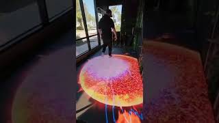 Interactive floor led display