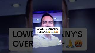 BRONNY NBA2K25 OVERALL REVEALED 😭🤬💀🙏 #nba2k #nba2k25 #2kcommunity #nba2k24 #lebronjames #cfb25