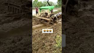 Very sad tractor broke into two pieces during cultivation 🥲😭😭