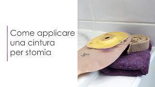 Come applicare una cintura per stomia