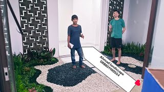 cara desain taman rumah/hiasan taman kering minimalis dalam rumah##taman#tamanrumah#shortvideo