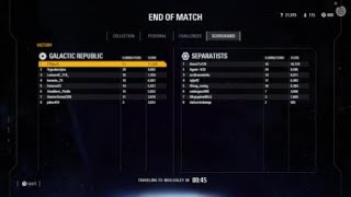 STAR WARS Battlefront II PVP Kamino MVP