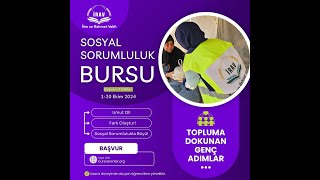 İlim ve Rahmet Vakfı Sosyal Sorumluluk Bursu